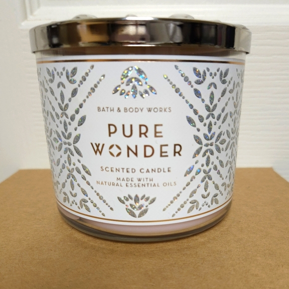 Bath & Body Works Other - NWT Bath and Body Works Pure Wonder 3-wick Candle